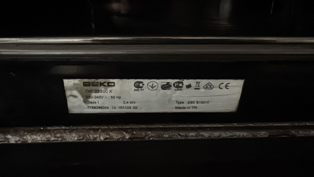 7768288354 HORNO BEKO ACERO INOX INTEGRABLE