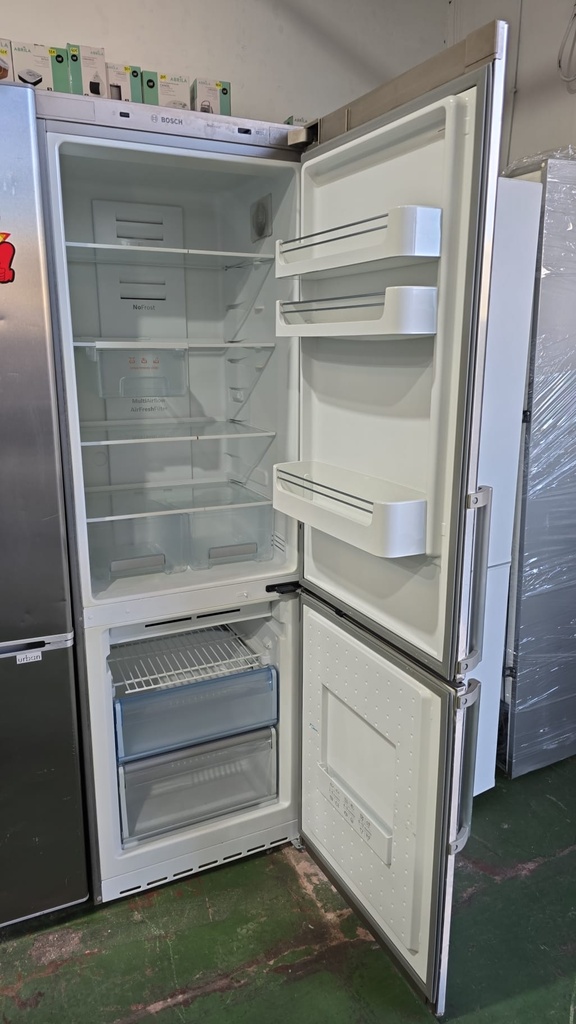 R389907 FRIGORIFICO COMBI 185X60 BOSCH ACERO INOX NO FROST