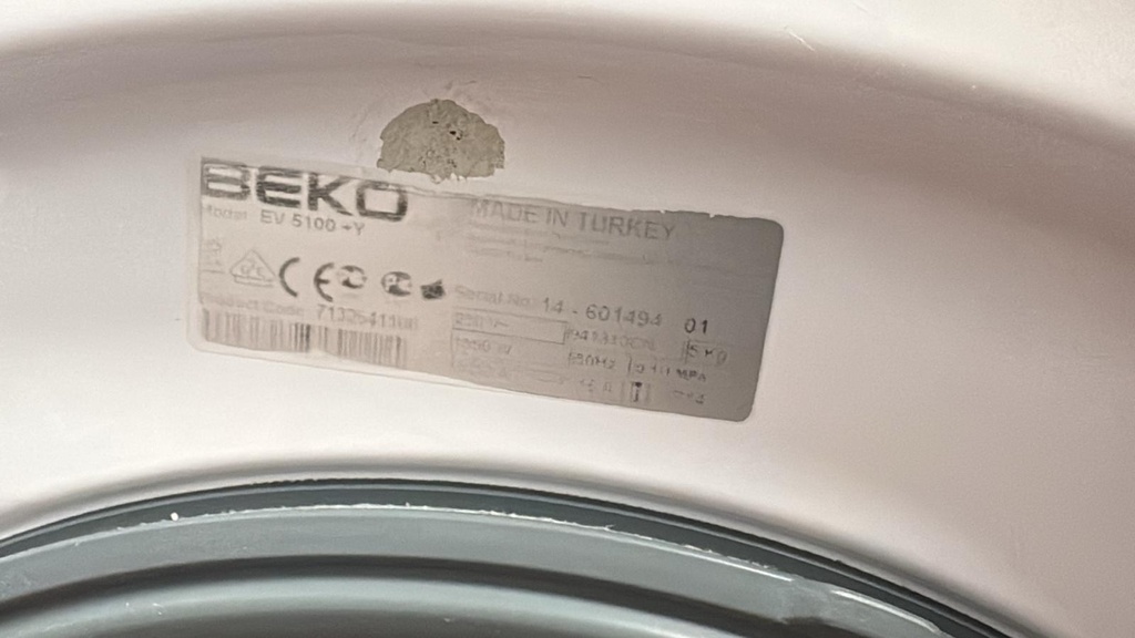 14-601494 LAVADORA 5KG BEKO EV 5100 +Y BLANCA 