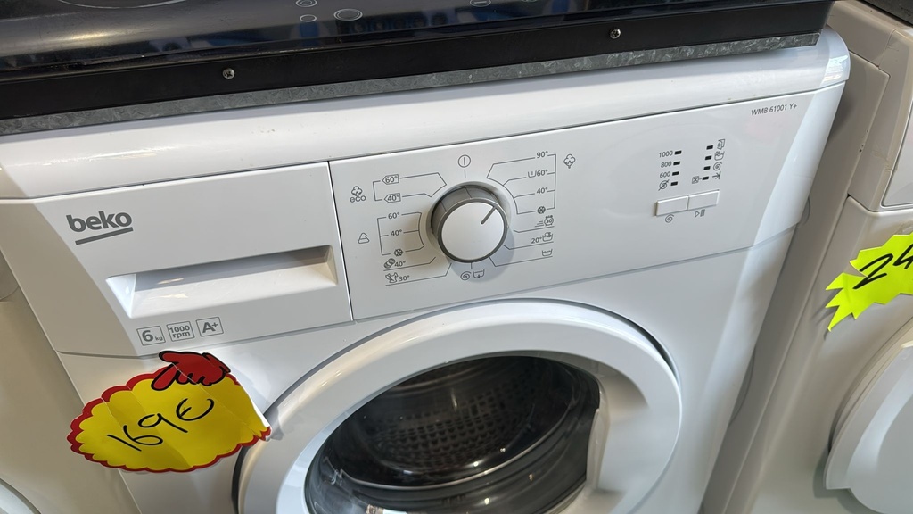 WMB61001Y+ LAVADORA 6 KG BEKO A+ 1000 RPM BLANCA