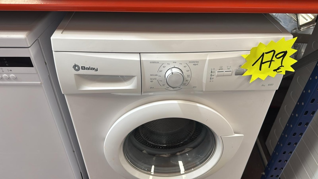 FD9110 LAVADORA 6 KG BALAY 1000 RPM BLANCA