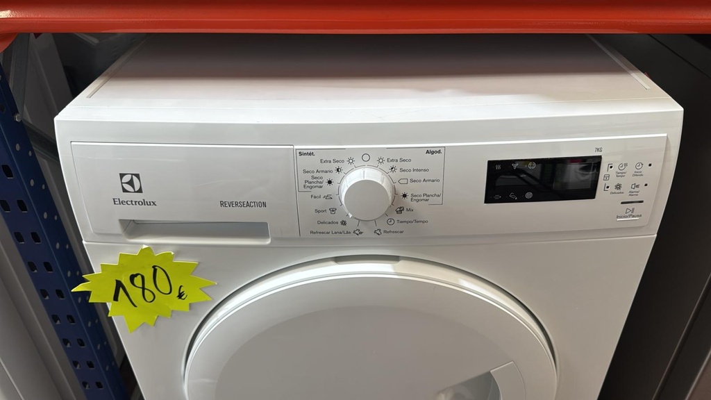 EDP2074PDW SECADORA CONDENSACIÓN 7 KG ELECTROLUX REVERSEACTION BLANCA