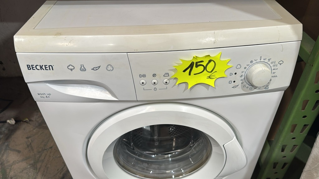 LAVADORA 6 KG BECKEN WASH UP A+ BLANCA