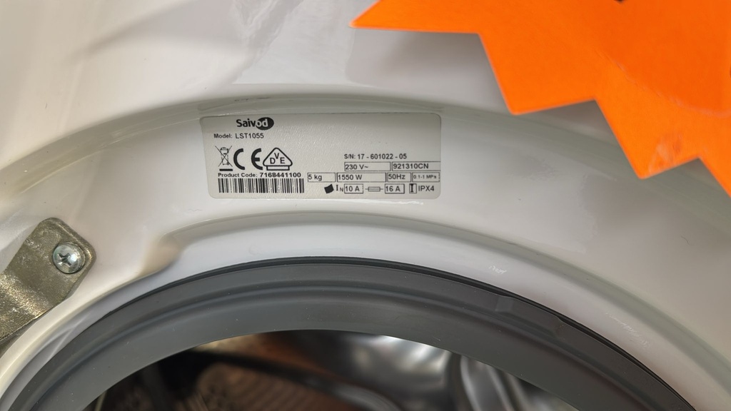 LST1055 LAVADORA 5 KG SAIVOD 1000 RPM BLANCA
