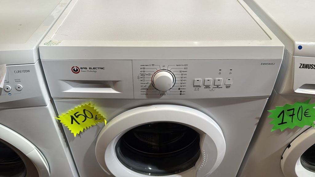 EMW580E2 LAVADORA 5 KG EAS ELECTRIC SMART TECHNOLOGY BLANCA
