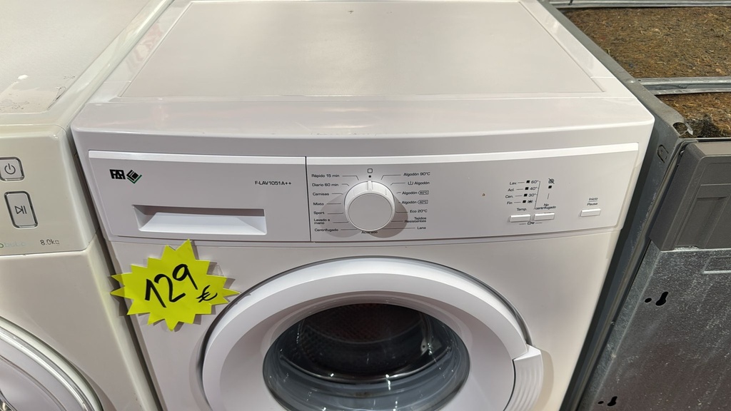 F-LAV1051A++ LAVADORA 5 KG FAR A++ BLANCA