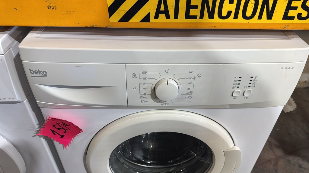 R7404842 LAVADORA 5 KG BEKO EV 5100 +Y A+ 1000 RPM BLANCA 