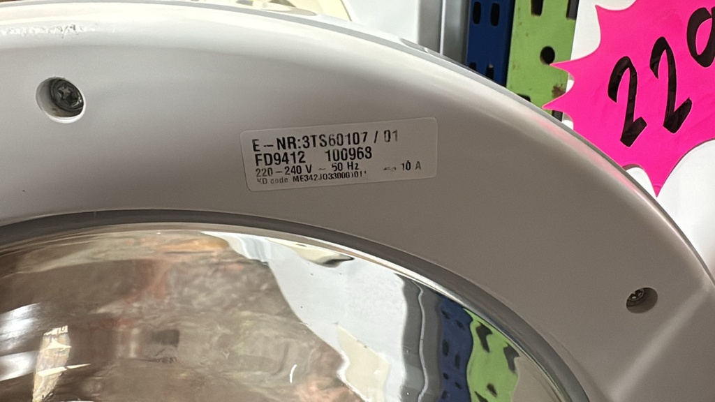 3TS60107 LAVADORA 6 KG BALAY A+++ 1000 RPM BLANCA CON LAVADO SÚPER RÁPIDO