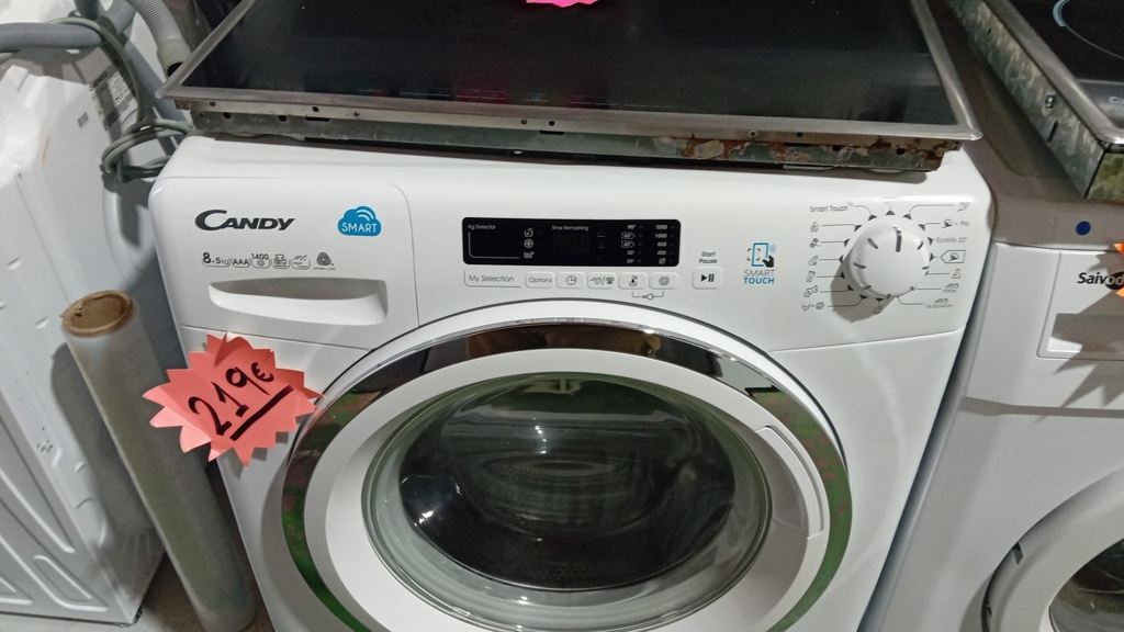 1282D3Q/1-S LAVADORA 8 KG CANDY SMART TOUCH A+++ 1400 RPM BLANCA