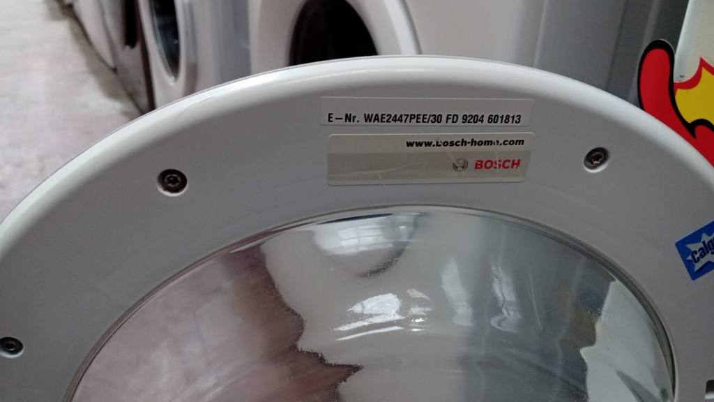 WAE2447PEE/30 LAVADORA 7 KG BOSCH MAXX 7 VARIOPERFECT SPORTLINE BLANCA CON LAVADO RÁPIDO