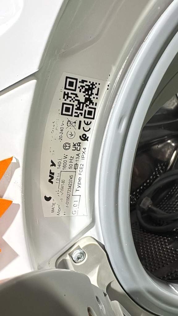 FCE2IPX4 LAVADORA 7 KG CANDY SMART TOUCH 1200 RPM BLANCA CON DETECTOR DE PESO