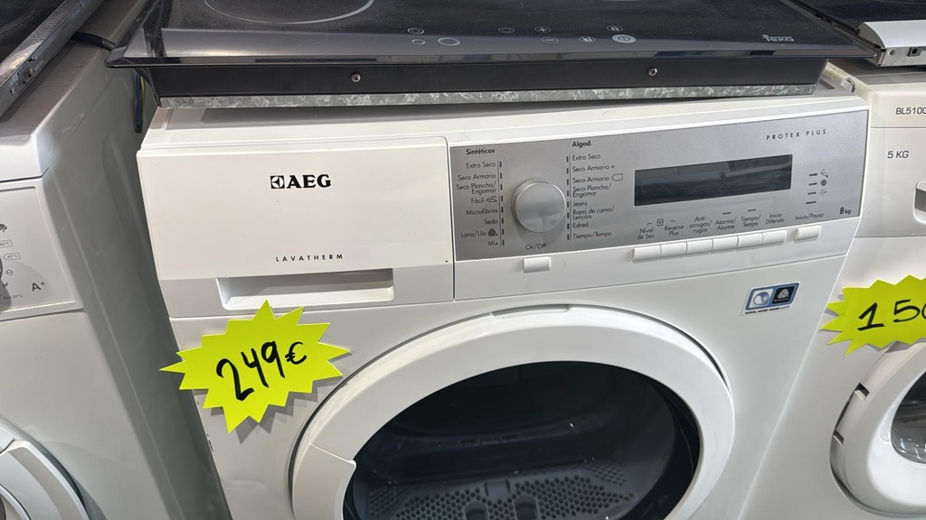 T7G489IH3 SECADORA CONDENSACIÓN 8 KG AEG LAVATHERM PROTEX PLUS BLANCA
