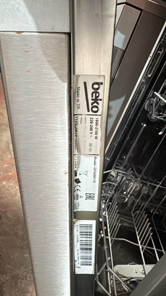 DFS05011X LAVAVAJILLAS 45 CM BEKO 2 BANDEJAS INOXIDABLE