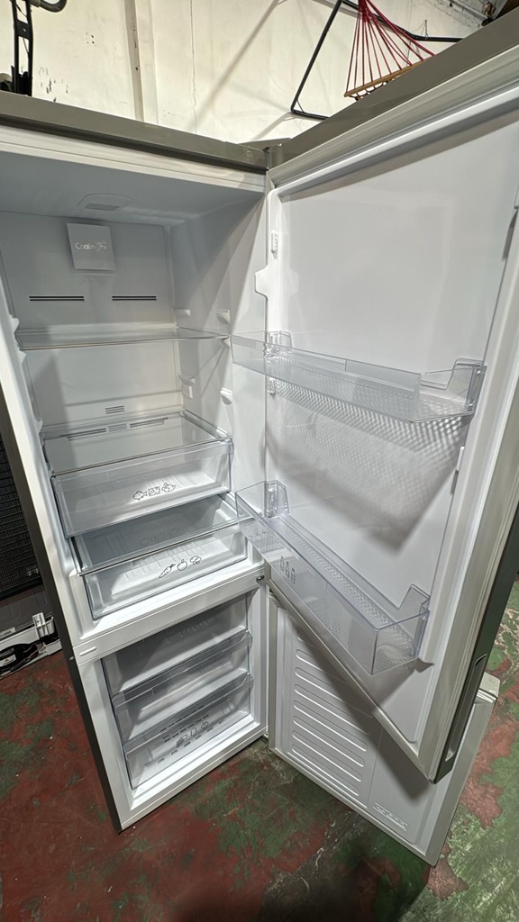 K60366NE FRIGORÍFICO COMBI 185X60 CM SAIVOD NO FROST INOXIDABLE CON DISPLAY FRONTAL