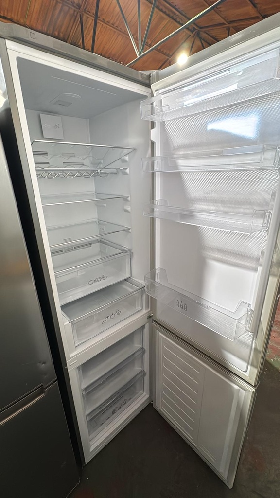 K60406NE FRIGORÍFICO COMBI 200X60 CM SAIVOD NO FROST INOXIDABLE CON DISPLAY FRONTAL