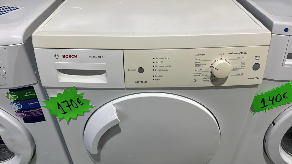 R7381887 SECADORA CONDENSACIÓN 7 KG BOSCH AVANTIXX 7 SPORTLINE B BLANCA