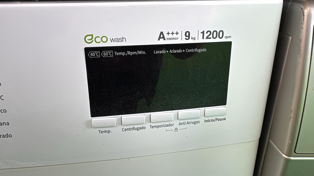 d43w00 LAVADORA 9 KG DAEWOO ECOWASH A+++ 1200 RPM BLANCA CON LAVADO RÁPIDO