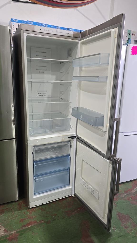 FRIGORIFICO COMBI 185X60 CM BOSCH ACERO INOX NO FROST MOD. KGN36A77