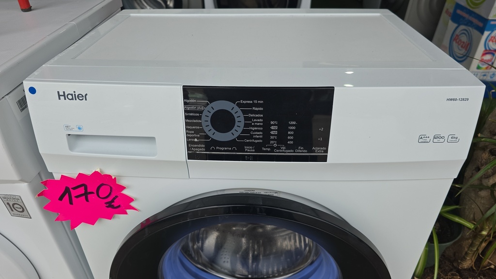 LAVADORA 6 KG HAIER A+++ MODELO HW6012829