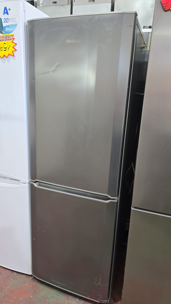 988037093500 FRIGORÍFICO COMBI 175X60 CM BEKO INOX NO FROST