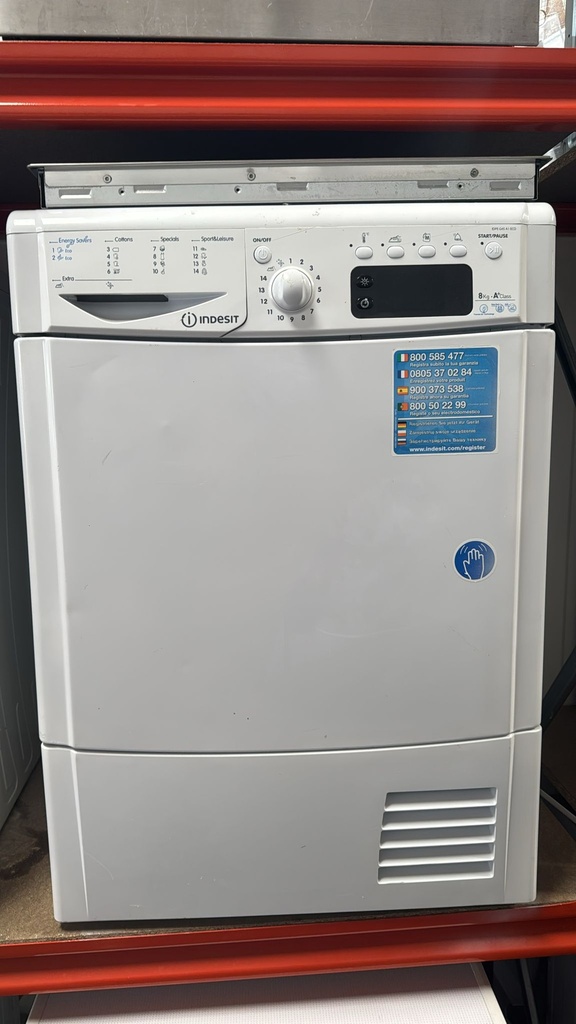 R0549302 SECADORA CONDENSACIÓN 8KG INDESIT A+ BLANCA