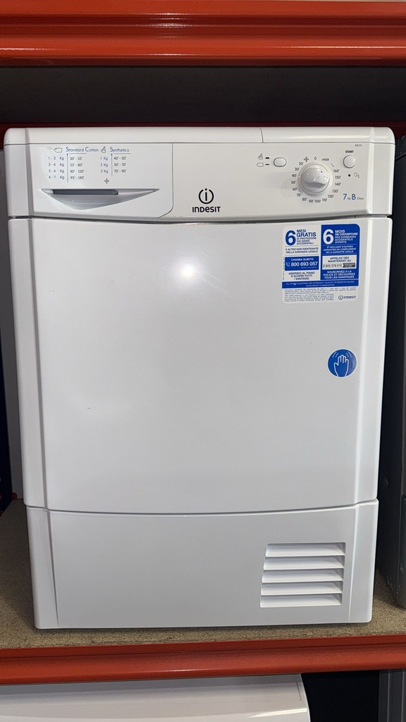 R0832298 SECADORA CONDENSACIÓN 7KG INDESIT BLANCA