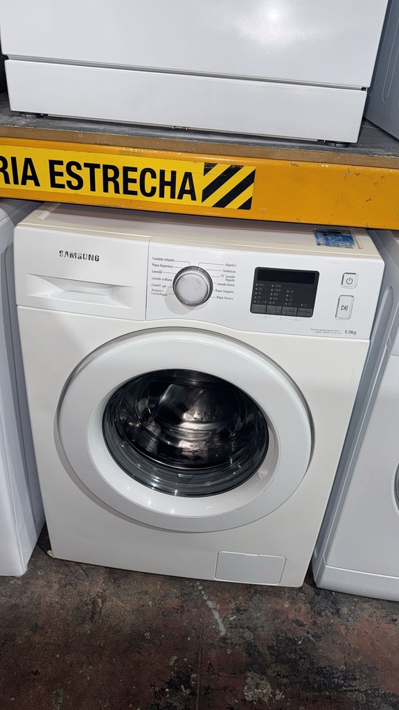 LAVADORA SAMSUNG 6KG BLANCA 60 CM 1200 RPM