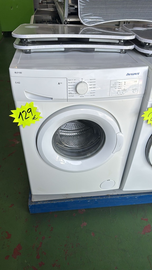 R7404889 LAVADORA 5 KG BENAVENT BL5100 A++ CON LAVADO RÁPIDO BLANCA