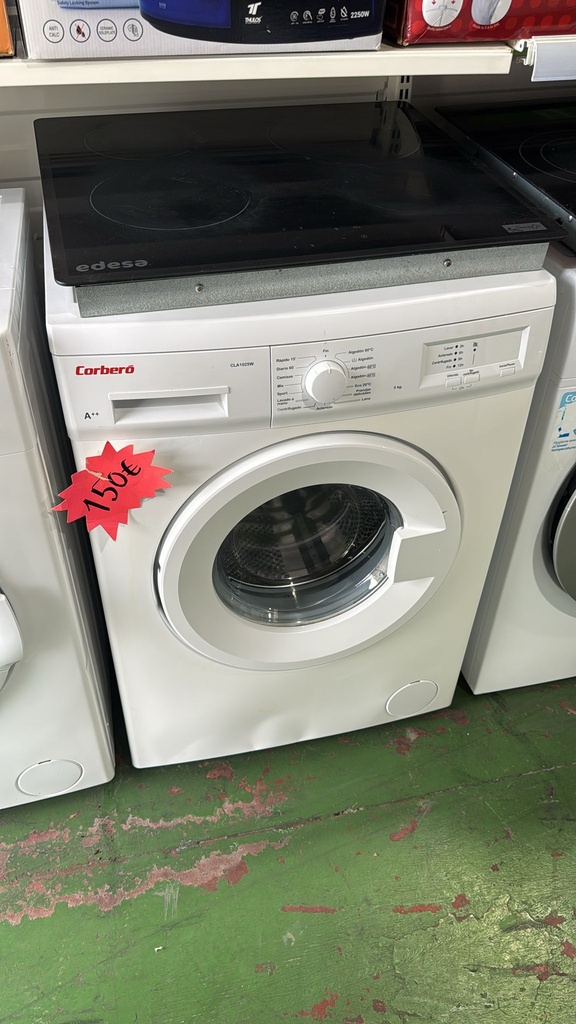 R7404806 LAVADORA 5 KG CORBERÓ CLA1025W A++ BLANCA CON LAVADO RÁPIDO