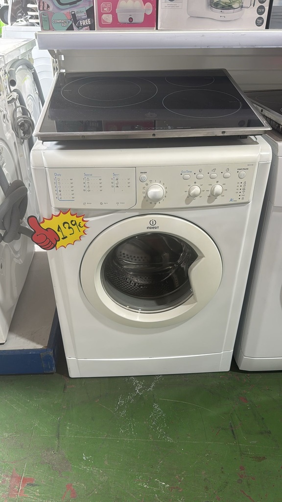 R7407432 LAVADORA 5 KG INDESIT IWC5105 A+ BLANCA