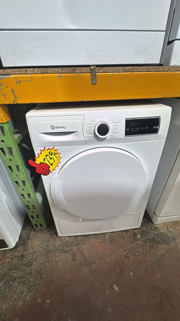 3SC385B/05 SECADORA CONDENSACIÓN 8 KG BALAY BLANCA CON SECADO SÚPER RÁPIDO