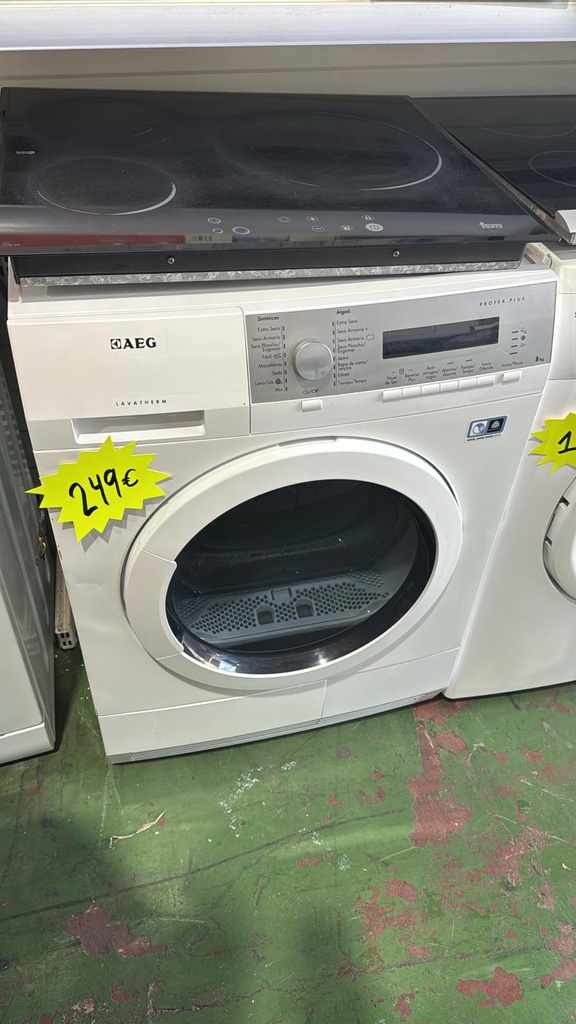 T7G489IH3 SECADORA CONDENSACIÓN 8 KG AEG LAVATHERM PROTEX PLUS BLANCA