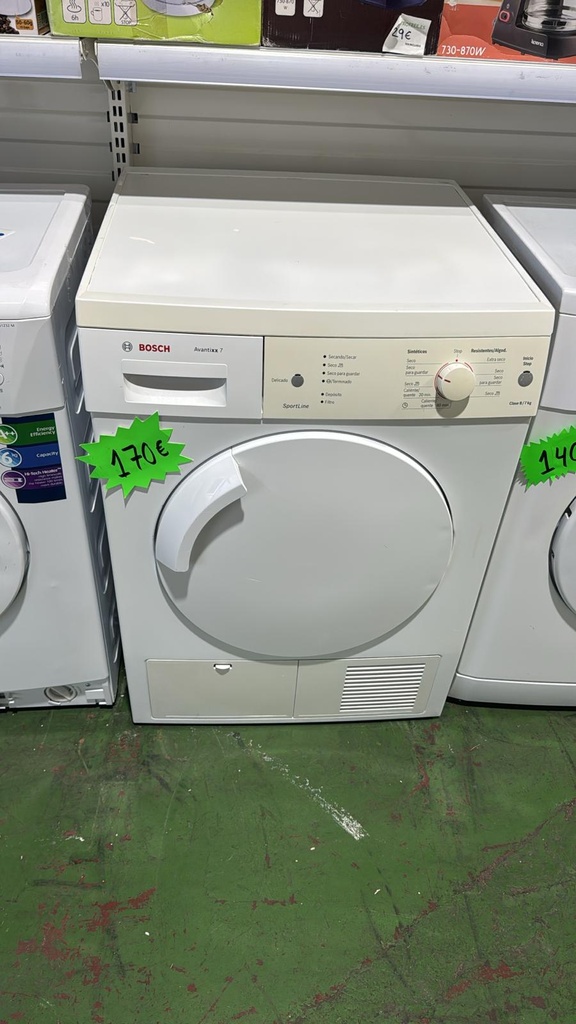 R7381887 SECADORA CONDENSACIÓN 7 KG BOSCH AVANTIXX 7 SPORTLINE B BLANCA