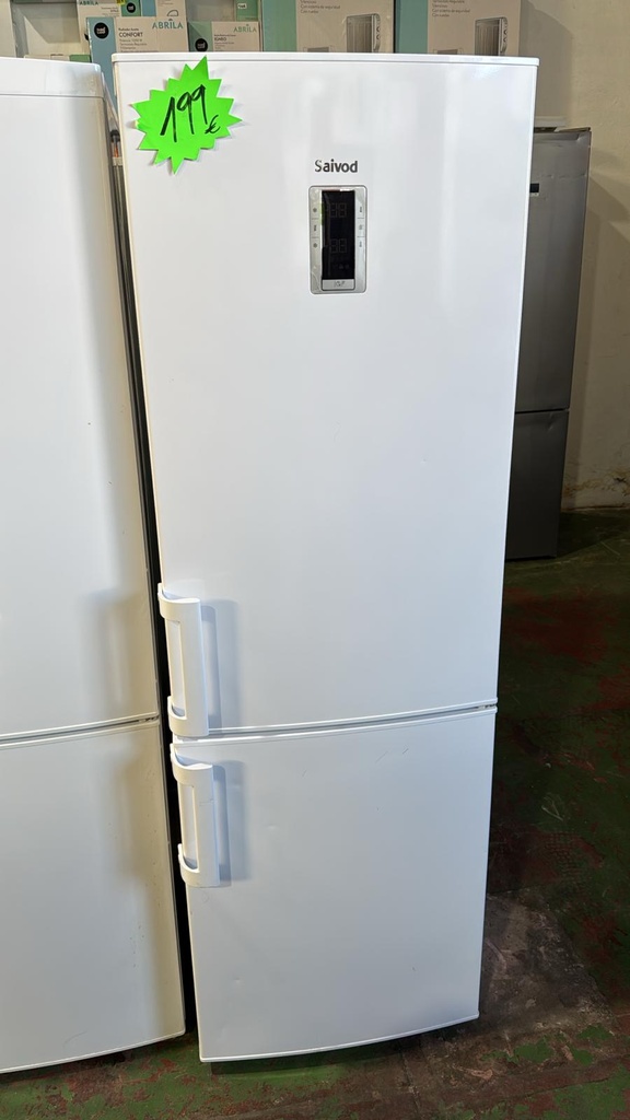 CT186NFW FRIGORÍFICO COMBI 185X60 CM SAIVOD COOLING NO FROST BLANCO CON DISPLAY FRONTAL