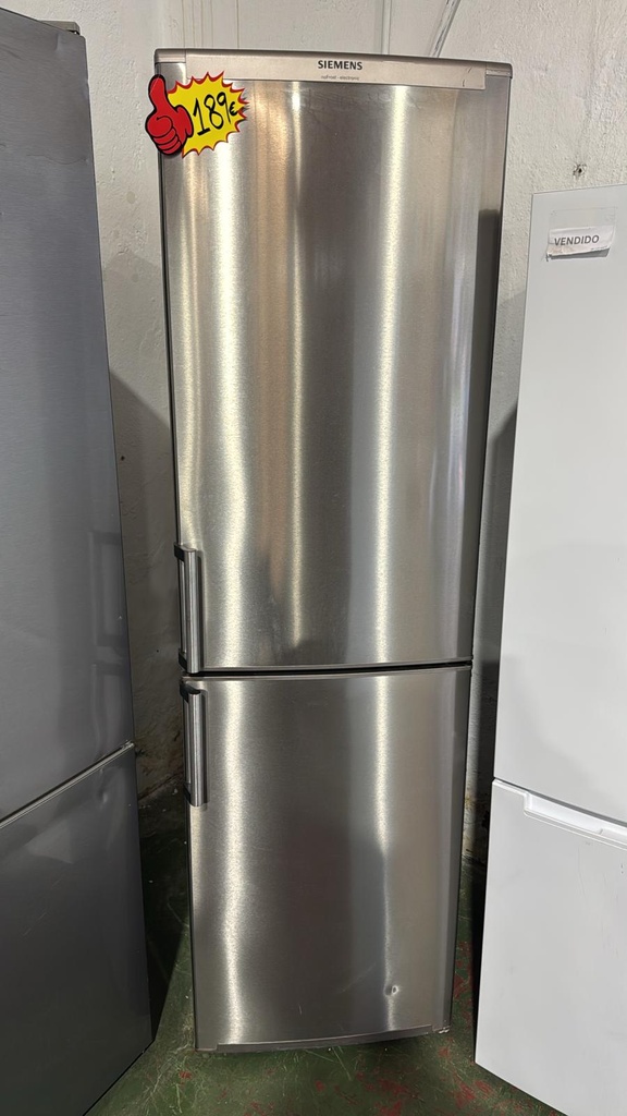 KG39NX74 FRIGORÍFICO COMBI 200X60 CM SIEMENS INOXIDABLE NO FROST