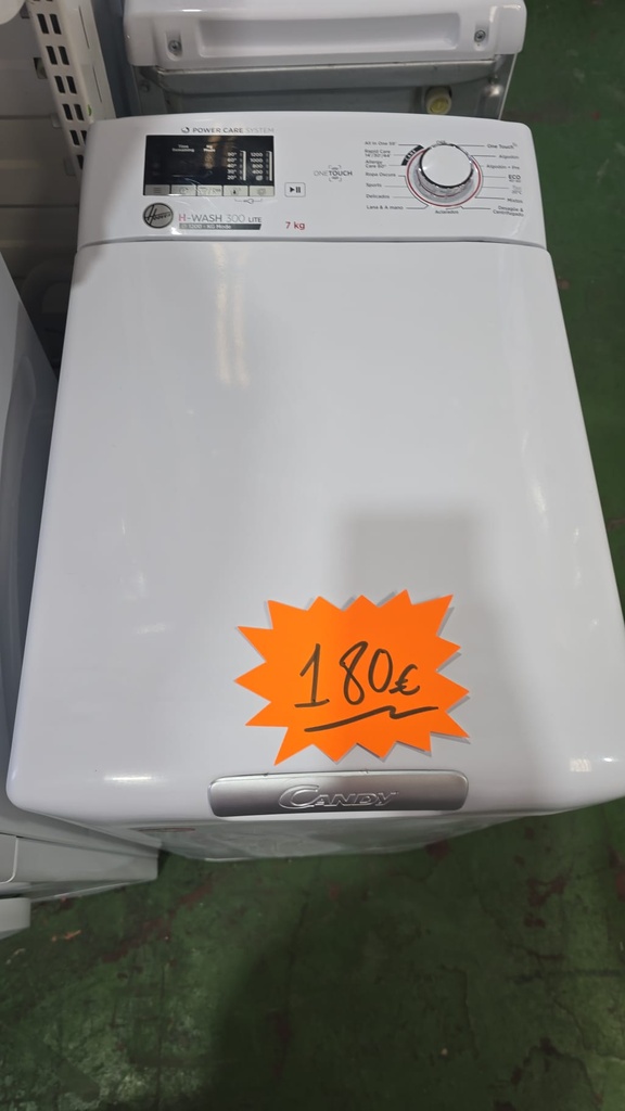 H3T272DAET LAVADORA 7 KG HOOVER CARGA SUPERIOR BLANCA