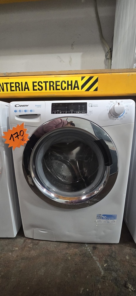 CSS4147TWMCE LAVADORA 7 KG CANDY 1400RPM SMART INVERTER BLANCA