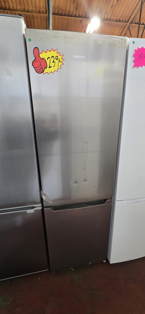 FRIGORIFICO COMBI 180X55 CECOTEC ACERO INOX MOD. 02434
