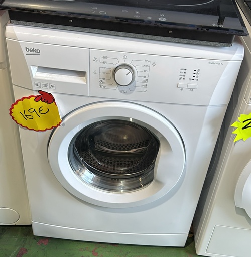 WMB61001Y+ LAVADORA 6 KG BEKO A+ 1000 RPM BLANCA