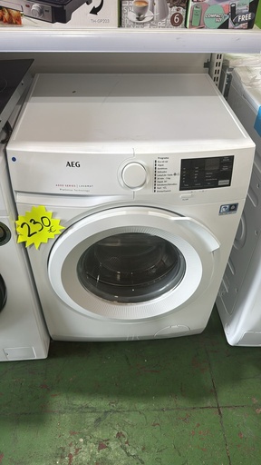 L6FBI821U LAVADORA 8 KG AEG 6000 SERIES LAVAMAT 1200 RPM BLANCA