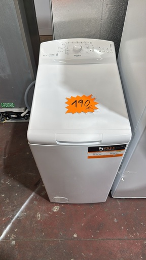 R7409921 LAVADORA CARGA SUPERIOR 7 KG WHIRLPOOL A++ 1200 RPM BLANCA