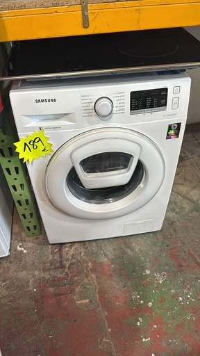 R7409923 LAVADORA 8 KG SAMSUNG DIGITAL INVERTER ECOBUBBLE 1400 RPM BLANCA