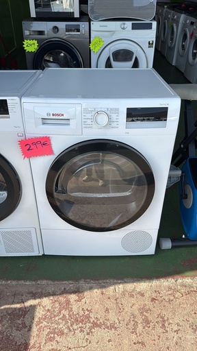 WTR85V90ES/02 SECADORA CONDENSACIÓN 8 KG BOSCH SERIE 4 BLANCA