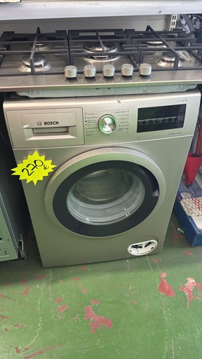 WAN2427XES/31 LAVADORA 7 KG BOSCH SERIE 4 ECOSILENCE DRIVE INOXIDABLE