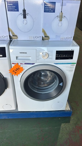 WM12T489ES/54 LAVADORA 9 KG SIEMENS iSENSORIC IQ500 iQDRIVE BLANCA