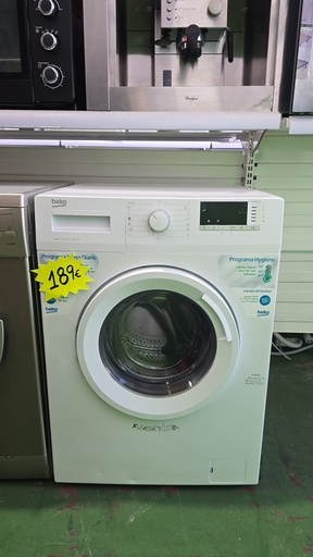 LAVADORA BEKO 1-8 KG A+++ MOD. WCV8512BWO