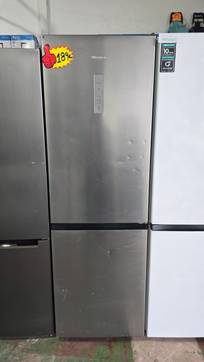 FRIGORIFICO COMBI 185X60 HISENSE ACERO INOX MODELO 32KHS102230